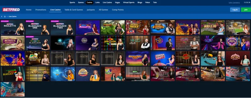 Bet Fred Casino review methodology process